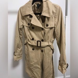 J. Crew Icon Trench Coat in Vintage Khaki